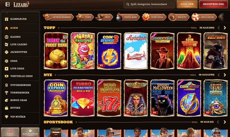 Explore lizaro casino